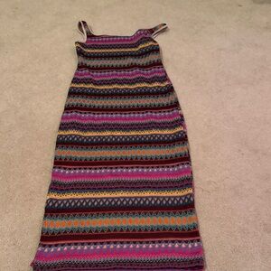 SHEIN Multicolor Patterned Maxi Dress
